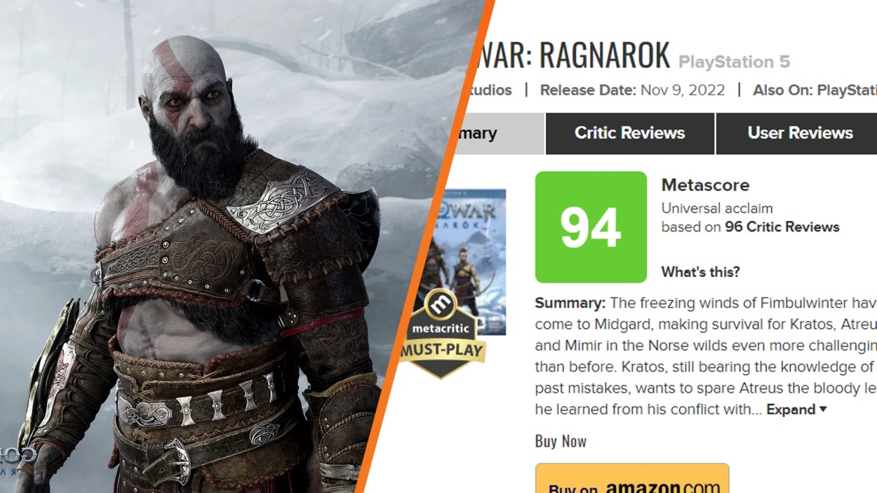 God of War Ragnarok به دومین بازی برتر ۲۰۲۲ از نظر امتیاز متاکریتیک تبدیل شد