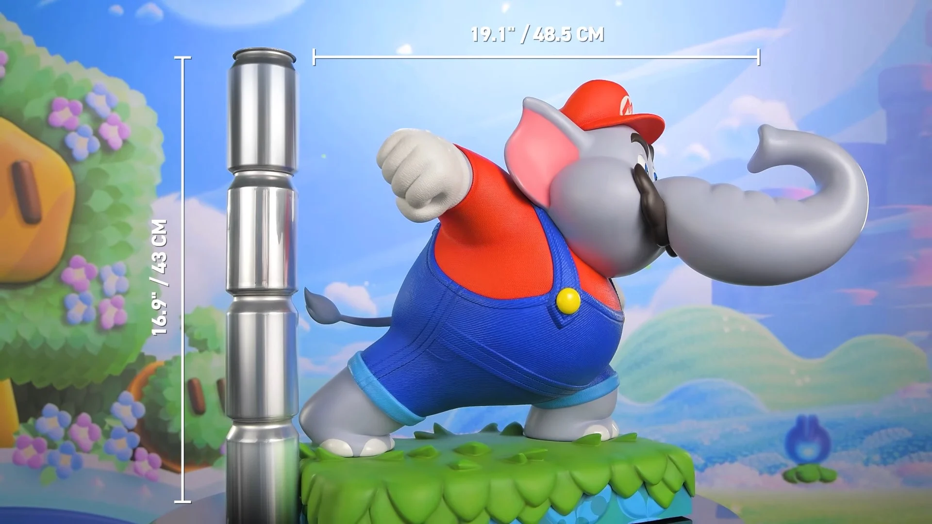مجسمه جدید Elephant Mario از بازی Super Mario Bros. Wonder رونمایی شد