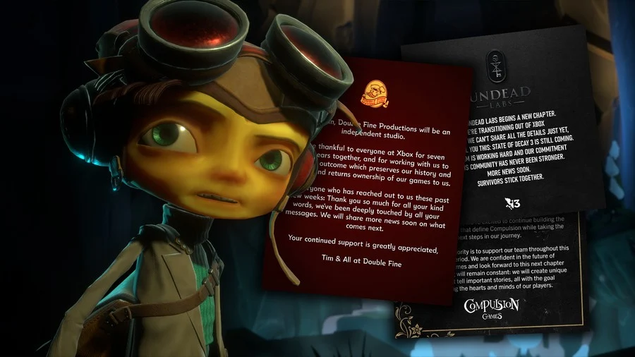 Compulsion Games، Double Fine و Undead Labs پس از جدایی از Xbox بیانیه منتشر کردند